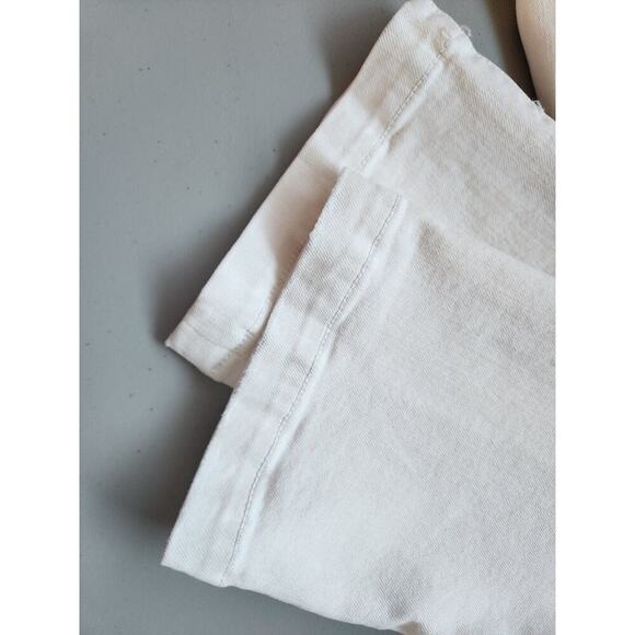 NWD Mother The Hustler Patch Pocket Flood Bootcut Jeans Sz 24 Cream Puffs #7B417 - Picture 11 of 13